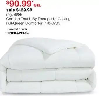 JC Penney Comfort Touch By Therapedic Cooling Full/Queen Comforter offer