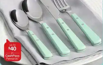 JC Penney Martha Stewart 16-Pc. Flatware Sets offer