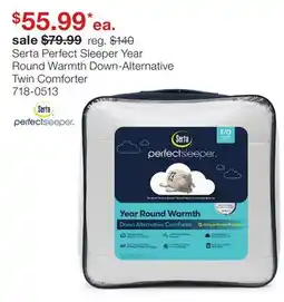 JC Penney Serta Perfect Sleeper Year Round Warmth Down-Alternative Twin Comforter offer