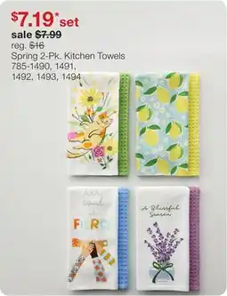 JC Penney Spring 2-Pk. Kitchen Towels offer