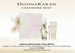 Boscov's Cashmere Mist Essentials 3-Piece Gift Set offer