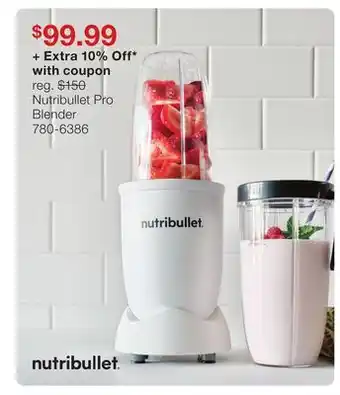 JC Penney Nutribullet Pro Blender offer