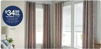 JC Penney Linden Street Gwen Light-Filtering 84 Grommet-Top Curtain offer