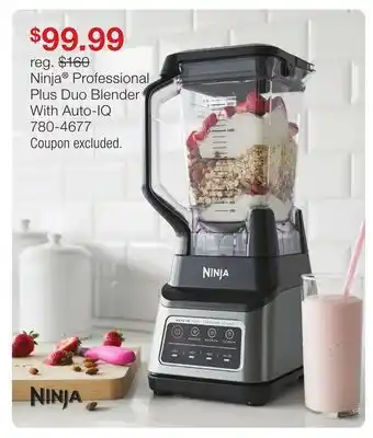 JC Penney Ninja Professional Plus Duo Blender With Auto-IQ offer