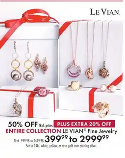 Boscov's LE VIAN Fine Jewelry offer