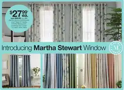 JC Penney Martha Stewart Westchester Linen Blend Or Acadia Chenille Blackout 84 Grommet-Top Curtain offer