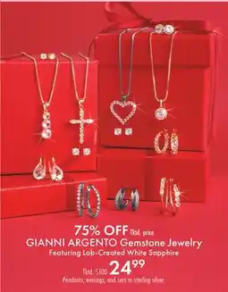 Boscov's GIANNI ARGENTO Gemstone Jewelry offer