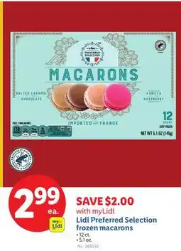 Lidl Lidl Preferred Selection frozen macarons offer