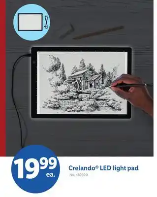 Lidl Crelando LED light pad offer