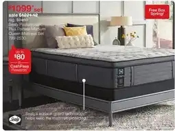 JC Penney Sealy Posturepedic Plus Porteer Medium Queen Mattress Set offer