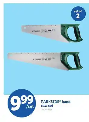 Lidl PARKSIDE hand saw set offer