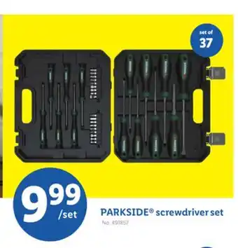 Lidl PARKSIDE screwdriver set offer