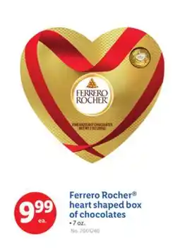 Lidl Ferrero Rocher heart shaped box of chocolates offer