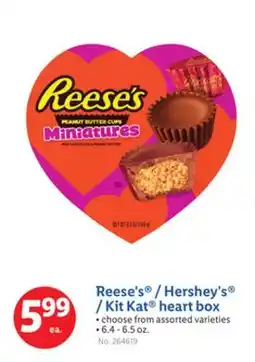 Lidl Reese's / Hershey's / Kit Kat heart box offer