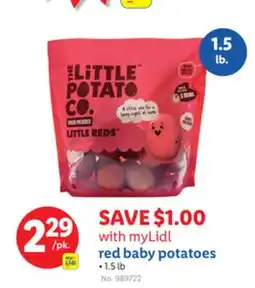 Lidl red baby potatoes offer