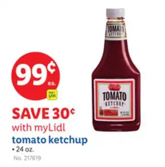 Lidl tomato ketchup offer