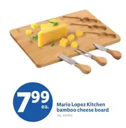 Lidl Mario Lopez Kitchen bamboo cheese board offer