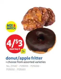 Lidl donut/apple fritter offer