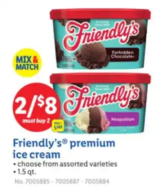 Lidl Friendly's premium ice cream offer