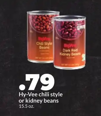 Hy-Vee Hy-Vee chili style or kidney beans offer