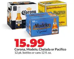 Hy-Vee Corona, Modelo, Chelada or Pacifico offer