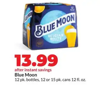 Hy-Vee Blue Moon offer