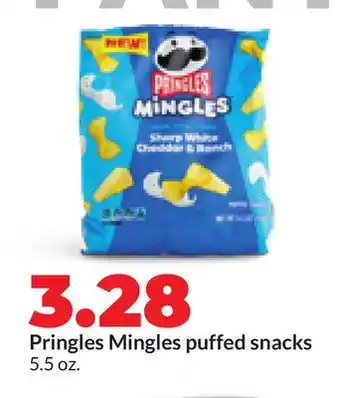 Hy-Vee Pringles Mingles puffed snacks offer