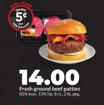 Hy-Vee Fresh ground beef patties offer