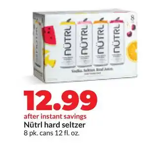 Hy-Vee Nütrl hard seltzer offer