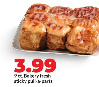 Hy-Vee 9 ct. Bakery fresh sticky pull-a-parts offer