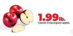 Hy-Vee Cosmic Crisp organic apples offer