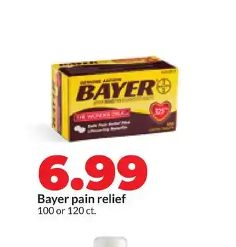 Hy-Vee Bayer pain relief offer