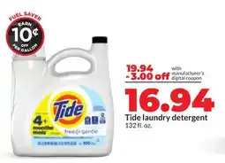 Hy-Vee Tide laundry detergent offer