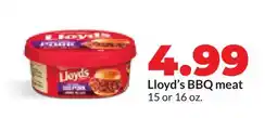 Hy-Vee Lloyd's BBQ meat offer