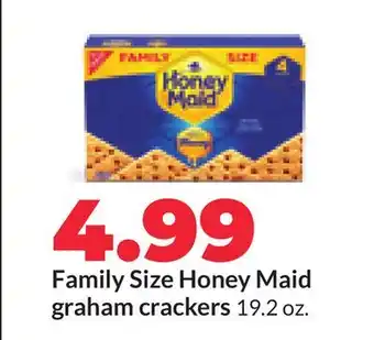 Hy-Vee Family Size Honey Maid graham crackers offer