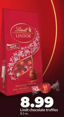 Hy-Vee Lindt chocolate truffles offer