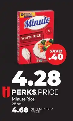 Hy-Vee Minute Rice offer