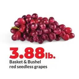 Hy-Vee Basket & Bushel red seedless grapes offer