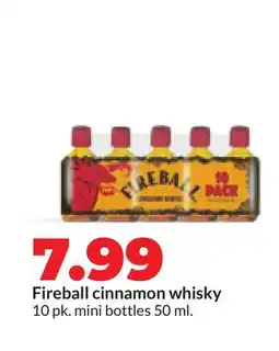 Hy-Vee Fireball cinnamon whisky offer