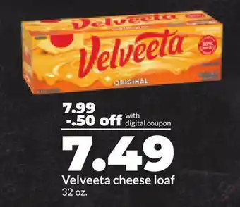 Hy-Vee Velveeta cheese loaf offer