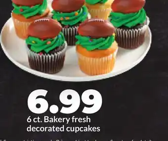 Hy-Vee 6 ct. Bakery fresh decorated cupcakes offer