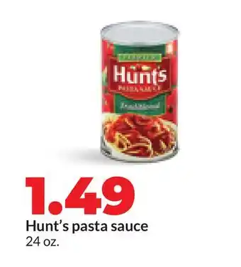 Hy-Vee Hunt's pasta sauce offer