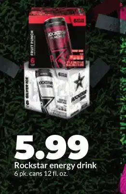 Hy-Vee Rockstar Energy Drink offer