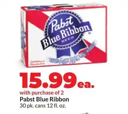 Hy-Vee Pabst Blue Ribbon offer