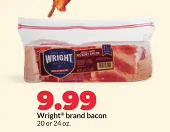 Hy-Vee Wright brand bacon offer