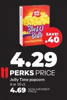 Hy-Vee Jolly Time popcorn offer