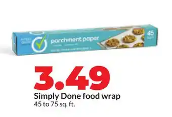 Hy-Vee Simply Done food wrap offer