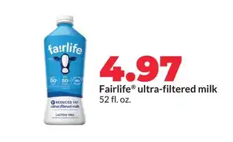 Hy-Vee Fairlife ultra-filtered milk offer