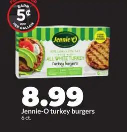 Hy-Vee Jennie-O turkey burgers offer