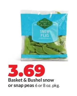 Hy-Vee Basket & Bushel snow or snap peas offer